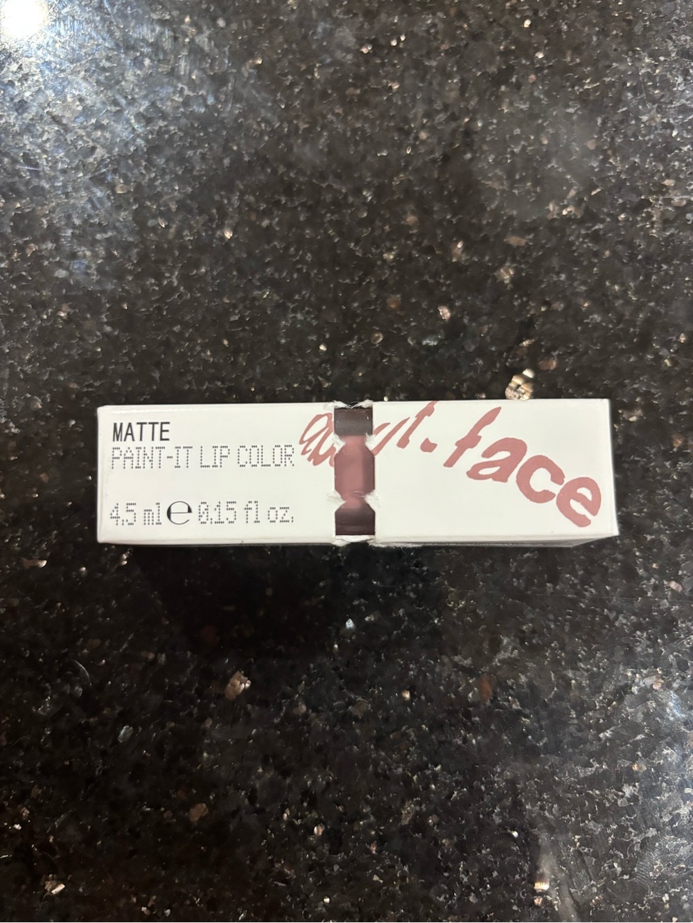 about-face Matte Paint-It Lip Color - Color “Last Goodnight” (Pink)